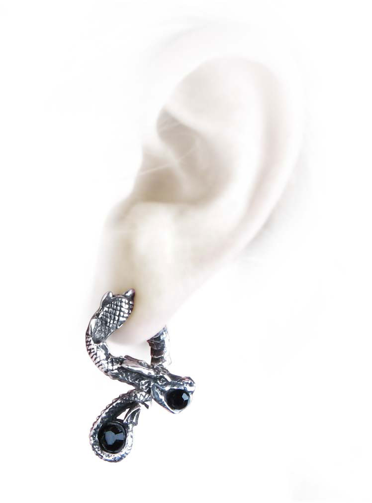 Gothic Pewter Earring