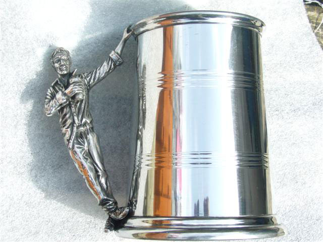 "The Happy Drunk" Pewter Tankard